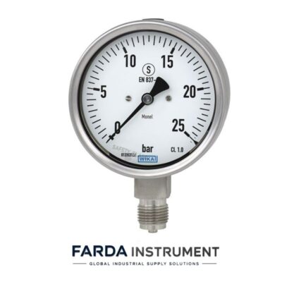 گیج فشار بوردون استیل مدل‌های 262.50 و 263.50 (Heavy Duty)